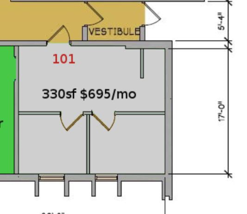 Suite 101 Floor plan - 