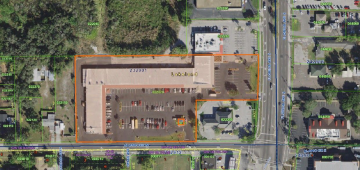 4525 S. Florida Ave., Lakeland, FL - Alamo Plaza, aerial view