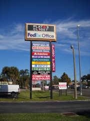 4525 S. Florida Ave., Lakeland, FL - Alamo Plaza, pylon sign