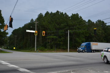 View of property from intersection of Bypass 319 & Cairo Rd.