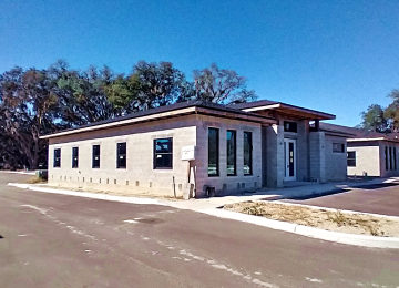 Building under construction side