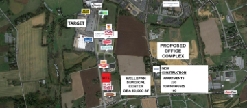 Over 300,000 sf of retail along Route 72
